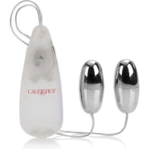 Calexotics Silver Duo Vibrating Bullet Toys