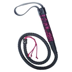 Calexotics Scandal Chicote de Couro Preto