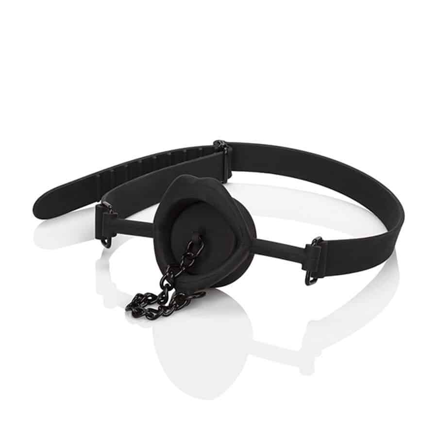 Calexotics Black Silicone Gag Scandal Plug Calexotics Black Silicone Gag Scandal Plug