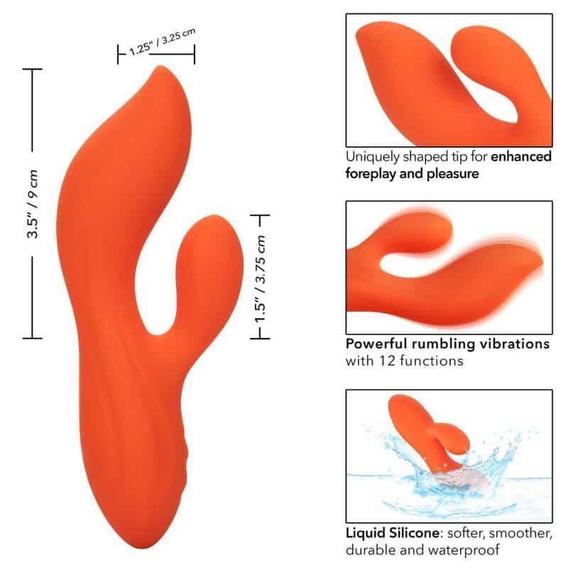 Calexotics Dual Action Vibrator Stella Calexotics Dual Action Vibrator Stella