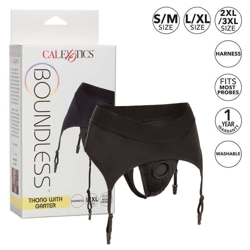 Calexotics Boundless Thong Garter Set Calexotics Boundless Thong Garter Set
