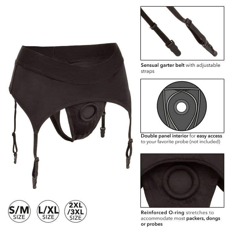Calexotics Boundless Thong Garter Set Calexotics Boundless Thong Garter Set