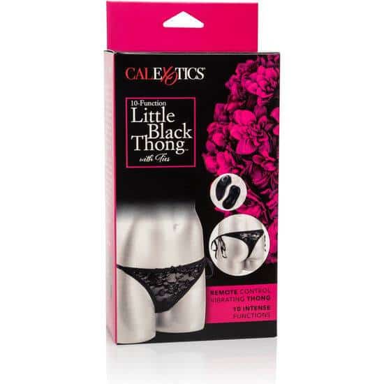 Calexotics Thong with Removable 10-Speed Vibrator Calexotics Thong with Removable 10-Speed Vibrator