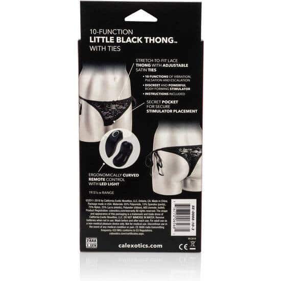 Calexotics Thong with Removable 10-Speed Vibrator Calexotics Thong with Removable 10-Speed Vibrator