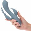 Calexotics Grey Triple Ecstasy Massage Vibrator