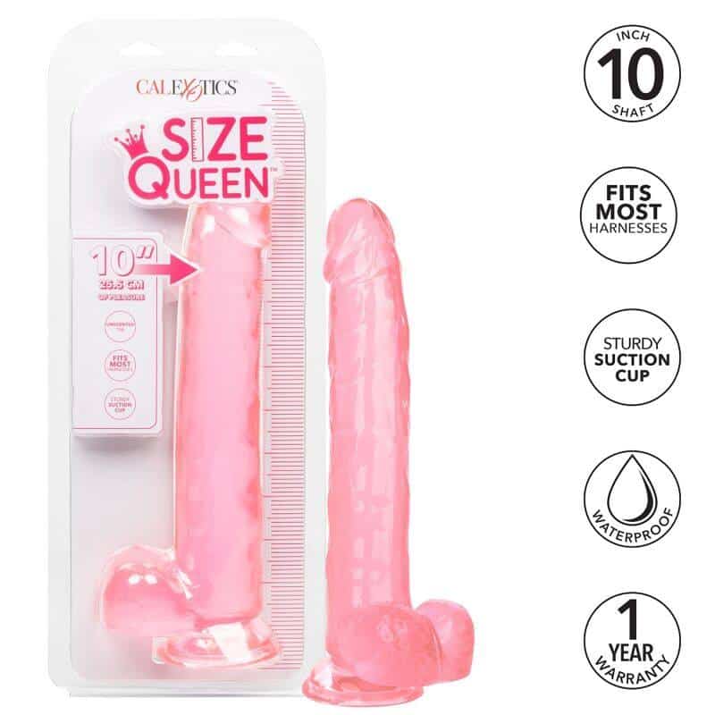 Calexotics Size Queen Pink Dildo 25.5cm Calexotics Size Queen Pink Dildo 25.5cm