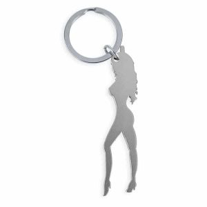 Silver Keychain Beer Opener Diablo Picante