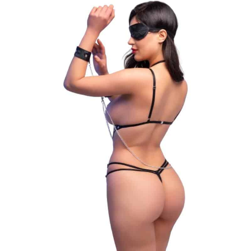 Chilirose CR 4638 Crotchless Leather Bodysuit Chilirose CR 4638 Crotchless Leather Bodysuit