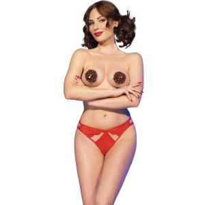 Chilirose CR 4839 Red Christmas Lingerie Set