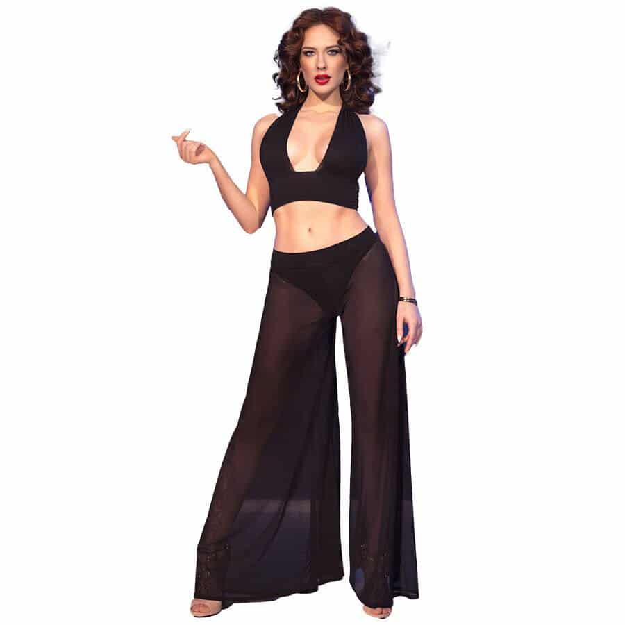 Chilirose CR 4857 - Conjunto Íntimo Preto M