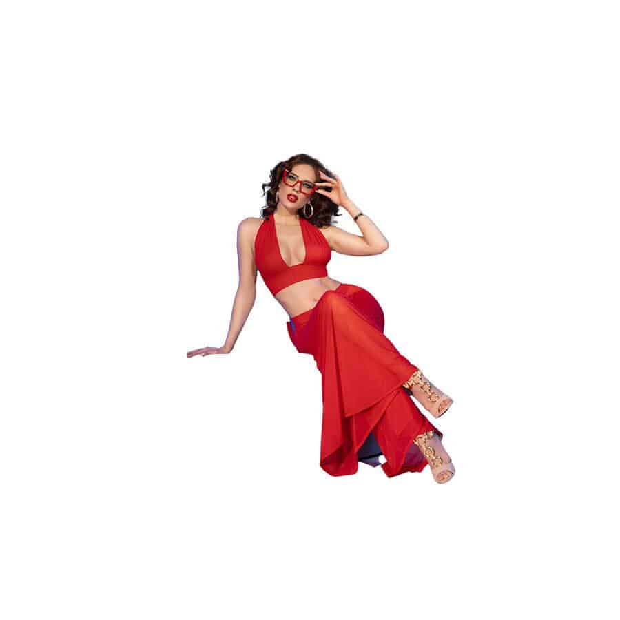 Chilirose CR 4857 Red Loungewear Set Chilirose CR 4857 Red Loungewear Set