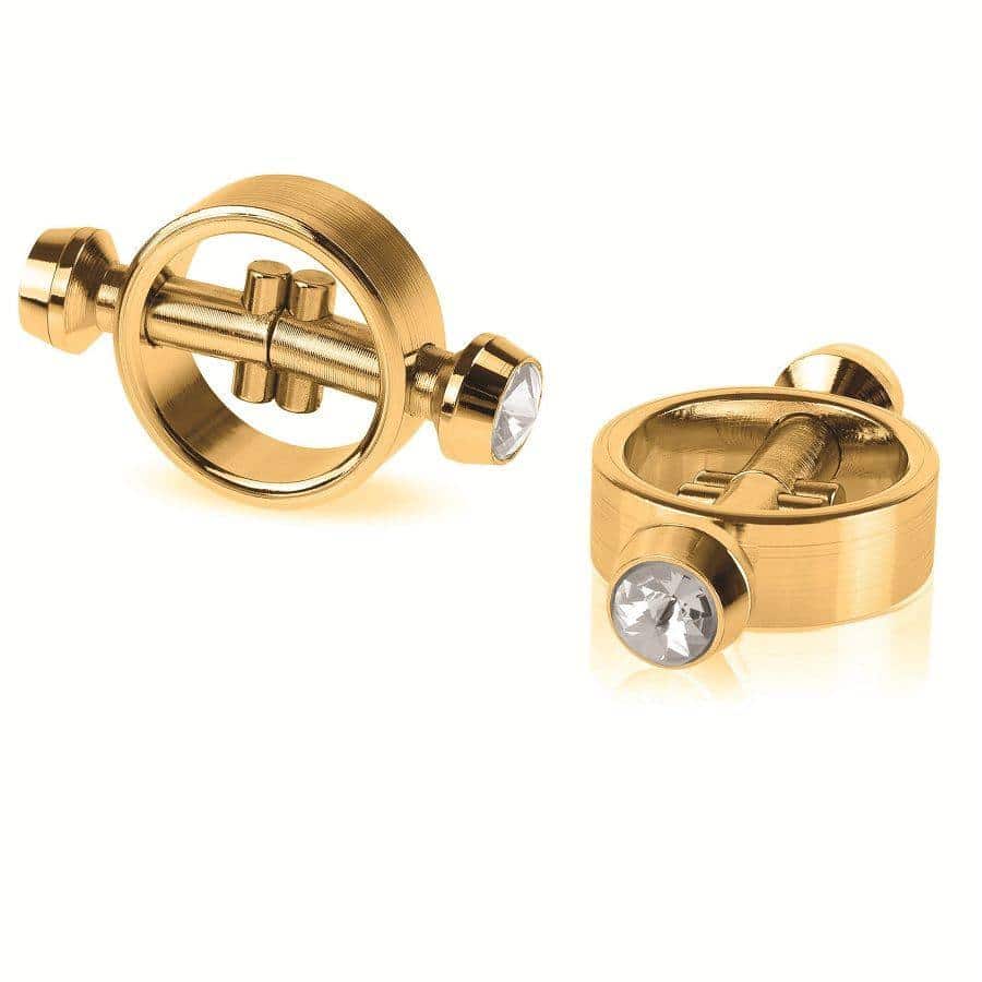 Clampes magnéticos Fetish Fantasy Gold para mamilos