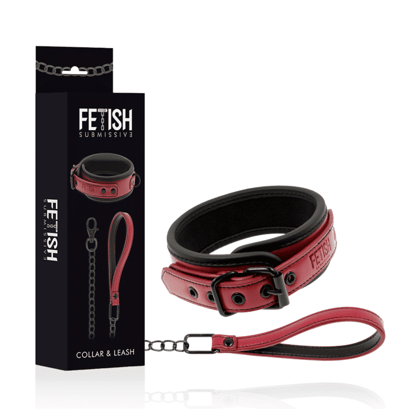 Colar de Neoprene com Corrente para Fetiche Colar de Neoprene com Corrente para Fetiche