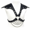Metal Leather Body Harness