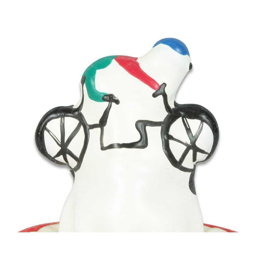 Hand Painted Condoms by Condomerie Bicycle Design