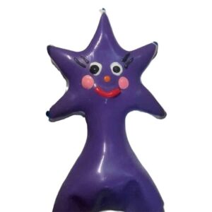 Condomerie Unique Hand Painted Condoms Happy Star XL