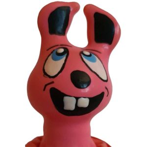 LAUGHING Pink HARE Hand Painted Condoms