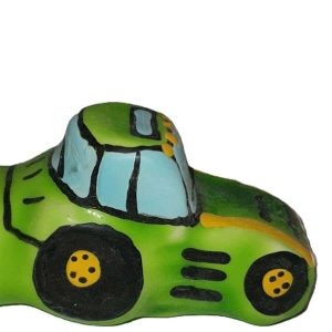 Hand Painted Condoms Tractor Green by Condomerie