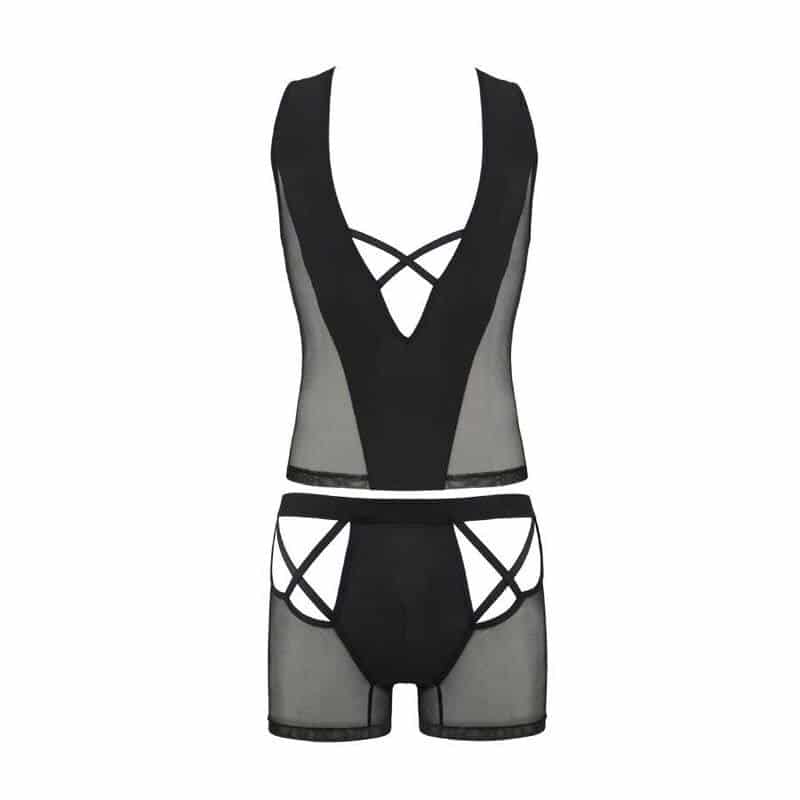 Passion 054 OSCAR Set Black L/XL Nightwear Passion 054 OSCAR Set Black L/XL Nightwear