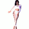 Chilirose CR 3654 White Lingerie Set