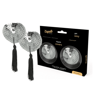 Coquette Chic Desire - SILVER NIPPLE ADHESIVE COVERS