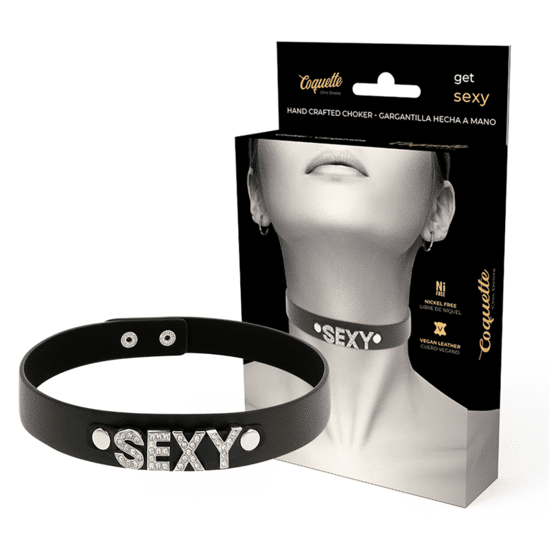 Coquette Chic Desire - Vegan Leather Fetish Choker