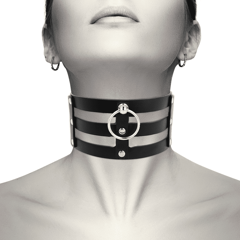 Coquette Chic Desire - Vegan Leather Choker for Fetish Lovers Coquette Chic Desire - Vegan Leather Choker for Fetish Lovers