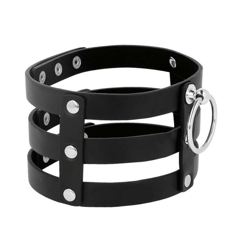 Coquette Chic Desire - Vegan Leather Choker for Fetish Lovers Coquette Chic Desire - Vegan Leather Choker for Fetish Lovers