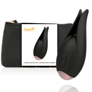 Coquette Chic Desire - RECHARGEABLE CLITORAL VIBRATOR IN Black AND GOLD