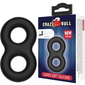 Crazy Bull Double Silicone Ring for Enhanced Grip