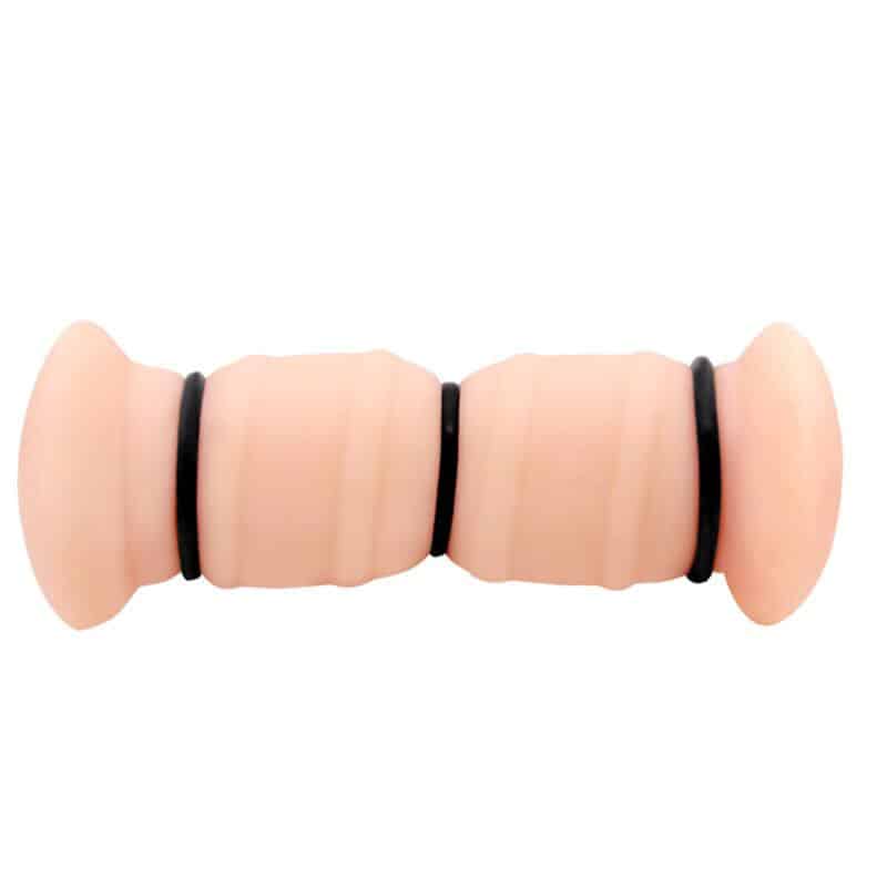 Crazy Bull - EMMA DOUBLE VAGINA MASTURBATOR WITH TEXTURED TUNNELS Crazy Bull - EMMA DOUBLE VAGINA MASTURBATOR WITH TEXTURED TUNNELS