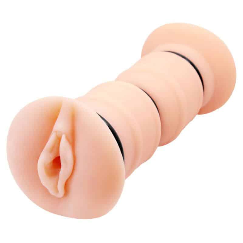 Crazy Bull - EMMA DOUBLE VAGINA MASTURBATOR WITH TEXTURED TUNNELS