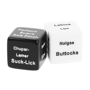 Black&silver Dice Game for Couples Fun