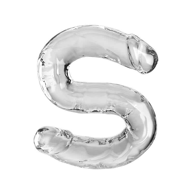 DILDO DUPLO TRANSPARENTE King Cock - 46 CM DE PRAZER DILDO DUPLO TRANSPARENTE King Cock - 46 CM DE PRAZER