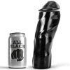DILDO RealISTA 20 CM TODO NEGRO CON TEXTURA