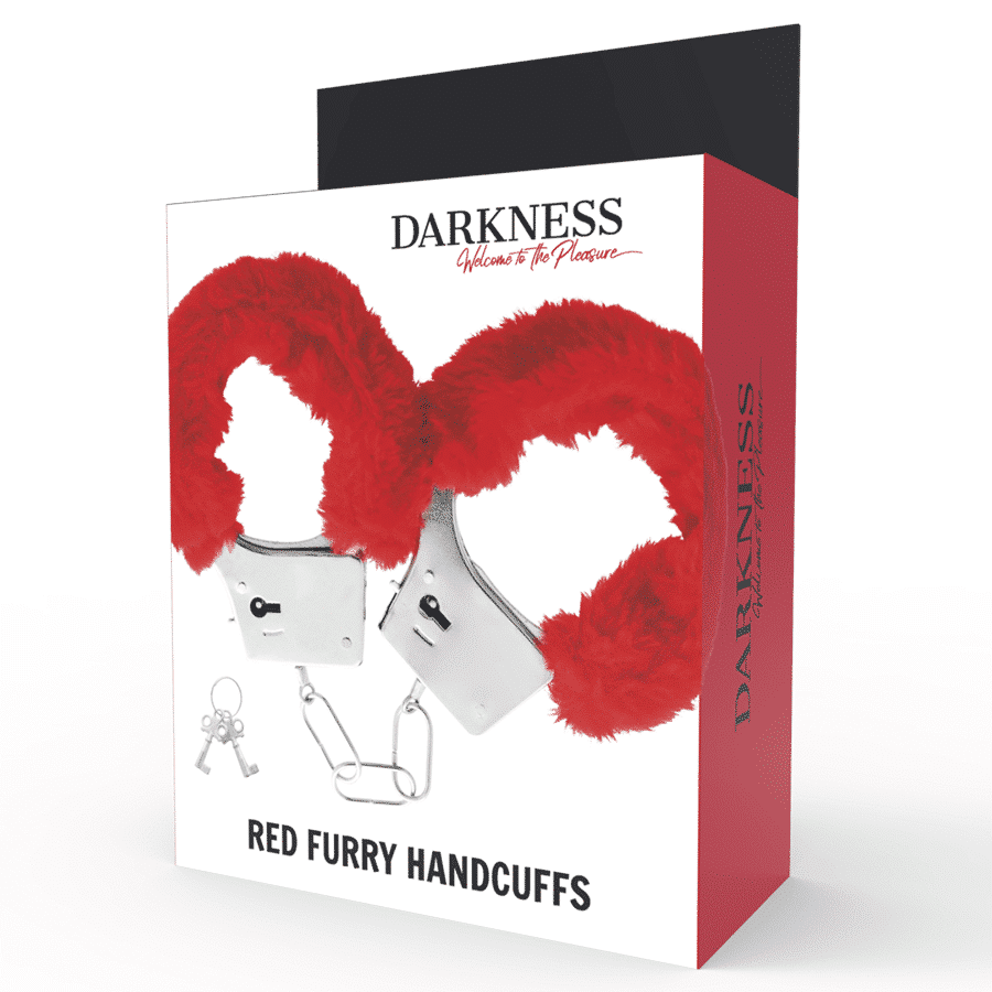 Darkness Metal Cuffs with Red Lining Darkness Metal Cuffs with Red Lining