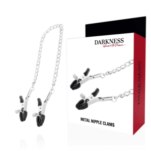 Darkness Metal Nipple Clamp Chain