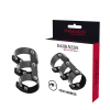 Darkness Adjustable Leather Scrotum & Penis Ring