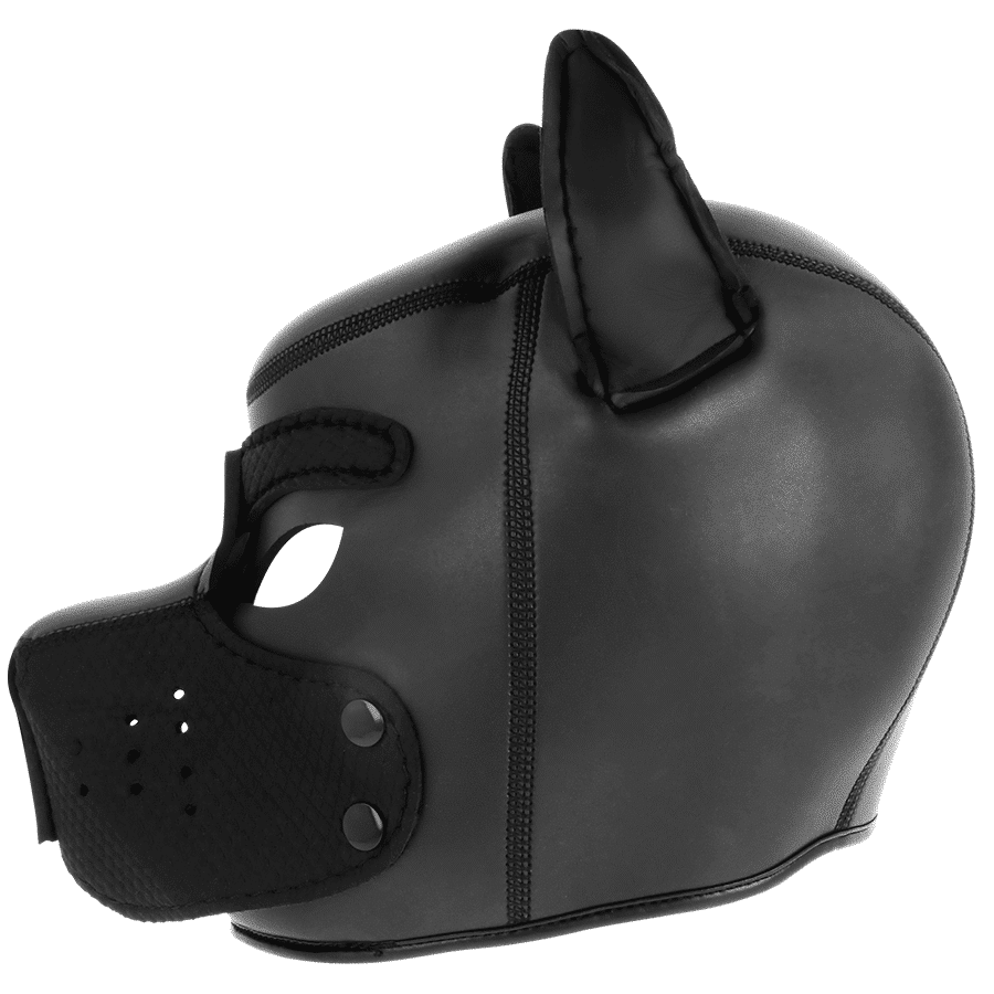 Darkness Neoprene Dog Mask with Detachable Muzzle Darkness Neoprene Dog Mask with Detachable Muzzle