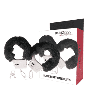 Darkness Metal Cuffs with Black Lining