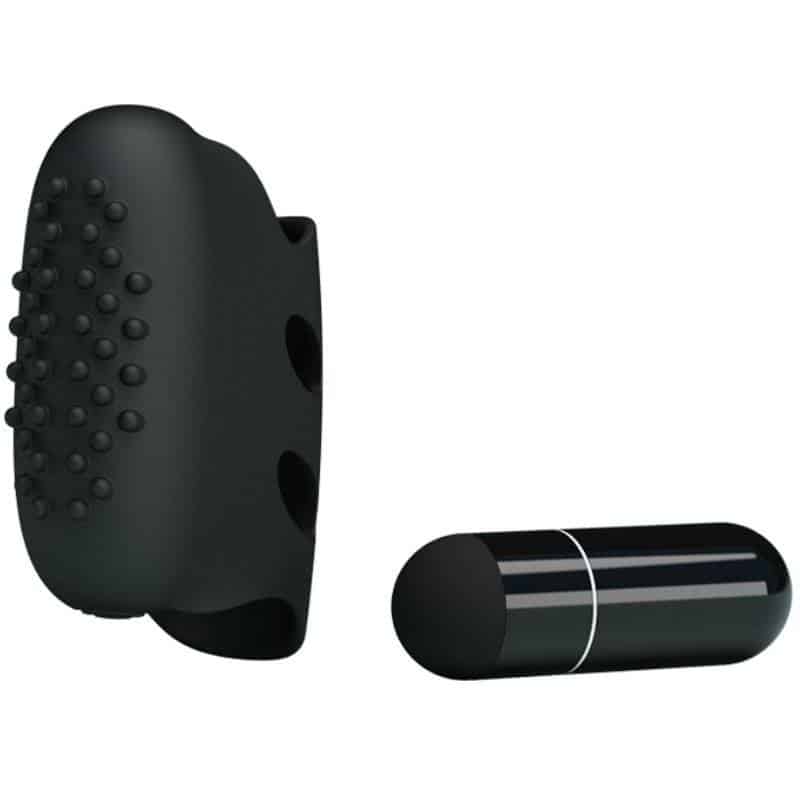 Steward Black Vibrating Finger Toy