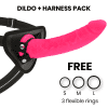 Deltaclub Silicone Dong Harness Toy 23cm