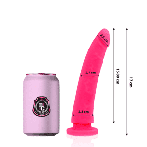 Deltaclub - Pink Silicone Dildo 3cm Thick