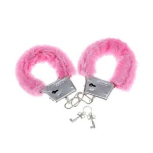 Diablo Picante Pink Furry Cuff Restraints