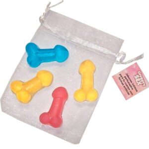Diablo Picante - SET OF 4 MINIATURE PENIS-SHAPED SCENTED SOAPS
