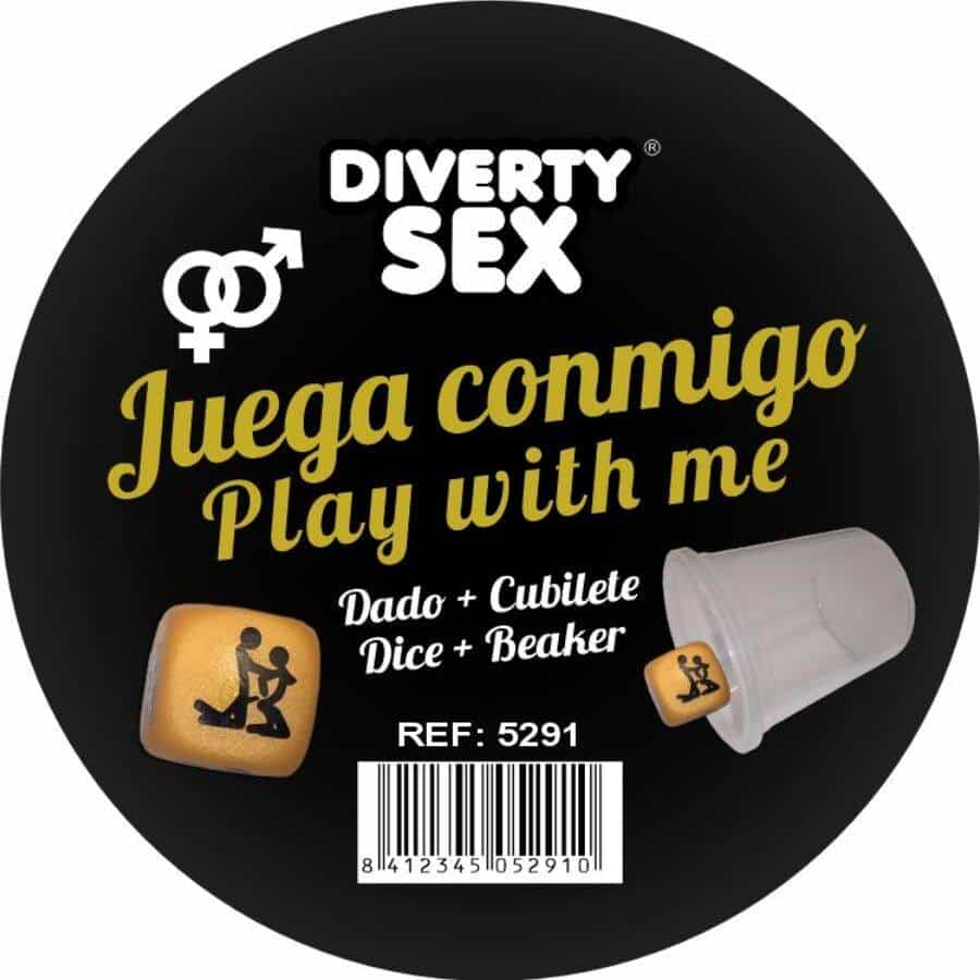 Diablo Picante - Dado Erótico Dourado