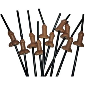 Diablo Picante - 10 NATURAL STRAWS FOR ADULT PARTIES