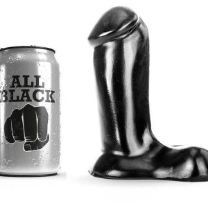 All Black Realistic Dildo Toy