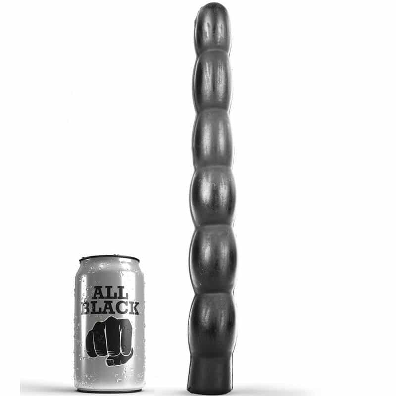 Dildo Anal Ondulado All Black