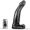 All Black Fisting Dildo 29cm Black Realistic
